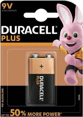1 Batteria Transistor Duracell 9V 6LR61MN1604