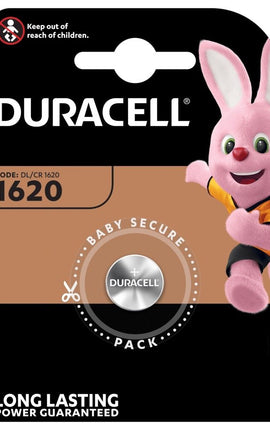 1 Batterie a Bottone al Litio Duracell 1620 DL1620 CR1620