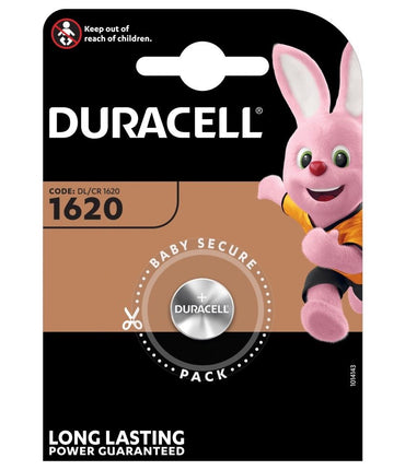1 Batterie a Bottone al Litio Duracell 1620 DL1620 CR1620