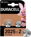 2 Batterie a Bottone al Litio Duracell 2025 CR2025 Accessori Smartphone & Tablet