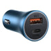 Adattatore Auto Caricabatterie 2 Porte USB-C e USB 40W Blue Smart Devices
