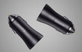 Adattatore Auto Caricabatterie 2 Porte USB-C e USB 60W Grigio Smart Devices