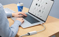 Adattatore di Rete da USB-C a Ethernet RJ45 100Mbps Bianco Accessori PC