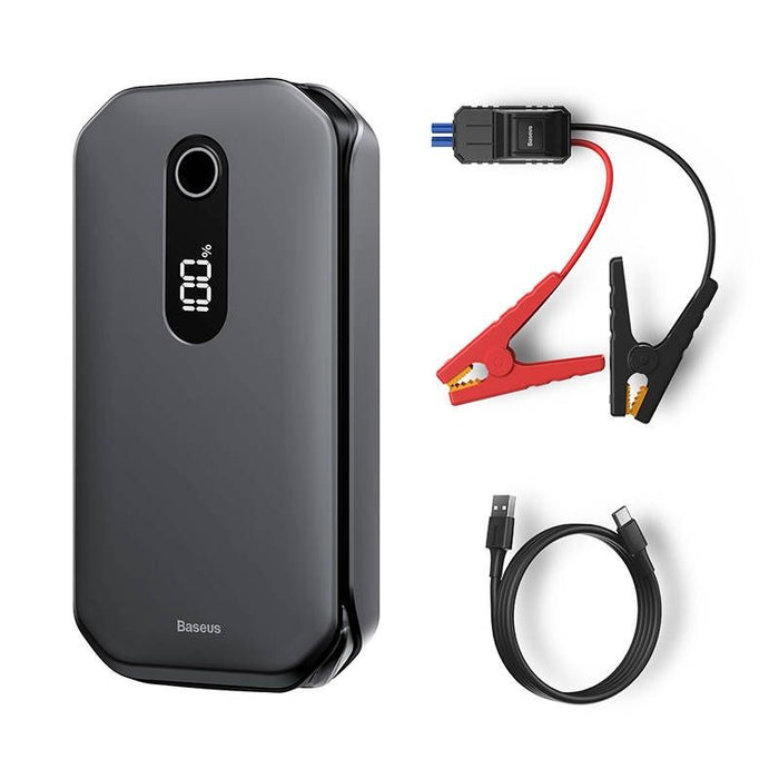 Baseus Super Energy Avviatore di emergenza per auto 12000mAh, 1000A, USB nero Jump Starter Smart Mobility