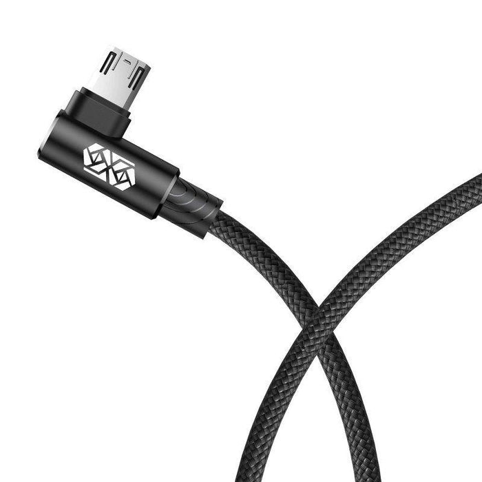 Cavo Micro USB a Gomito 2A 1m Nero Accessori Smartphone & Tablet