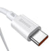 Cavo da USB-C a USB-C 100W 1m Bianco Accessori Smartphone & Tablet