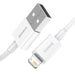 Cavo da USB a Lightning 2.4A 1m Bianco Accessori Smartphone & Tablet