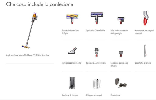 Dyson Aspirapolvere V12 SLIM Absolute Smart Home