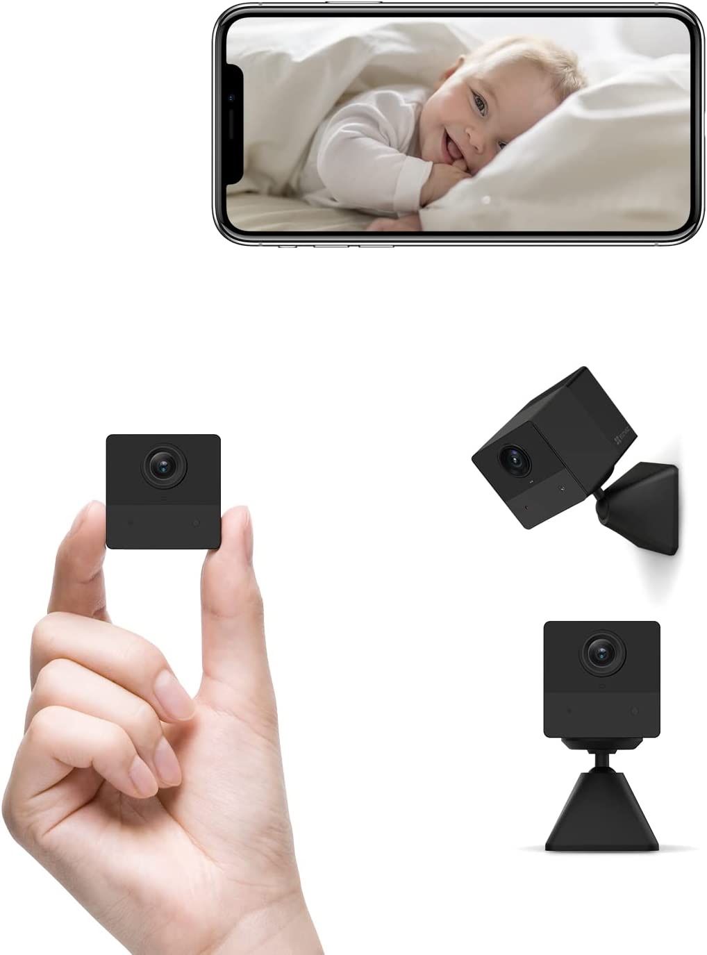 EZVIZ BC2 Mini Spy Telecamera Wi-Fi Smart a Batteria Smart Home