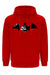 Felpa con Cappuccio Uomo Batman Rossa 074 Abbigliamento e Accessori