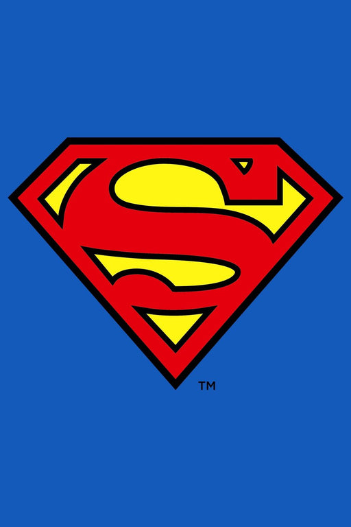 Felpa con Cappuccio Uomo Superman Blue Abbigliamento e Accessori