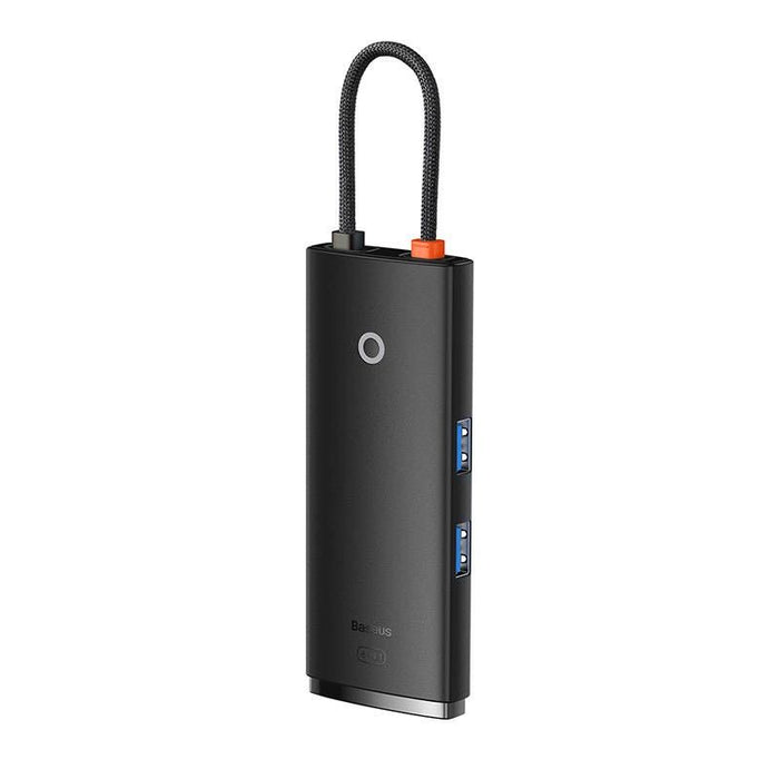 Hub Adattatore Baseus 6 in 1 USB-C a 2x USB 3.0 + USB-C PD + HDMI + SD/TF Nero Accessori PC