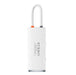 Hub Adattatore Baseus 6 in 1 USB-C to 2x USB 3.0 + HDMI + USB-C + TF/SD Bianco Accessori PC