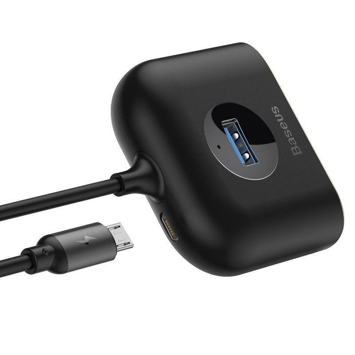 Hub Adattatore Baseus USB 4 in 1 3.0 + 2.0 1m Black Smart Home