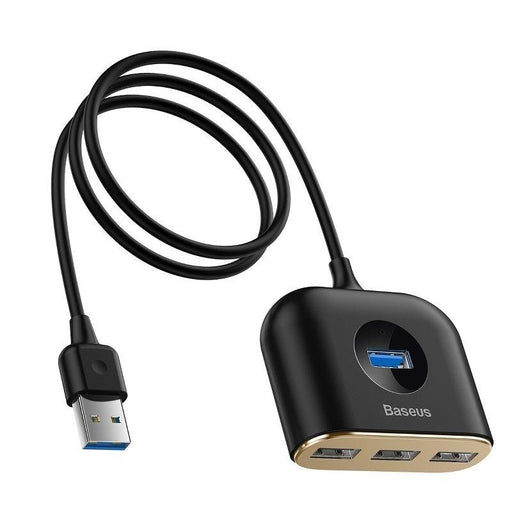 Hub Adattatore Baseus USB 4 in 1 3.0 + 2.0 1m Black Smart Home