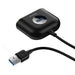 Hub Adattatore Baseus USB 4 in 1 3.0 + 2.0 1m Black Smart Home