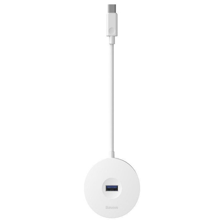 Hub Adattatore USB-C 4 in 1 con 4 USB e 1 USB-C Bianco 15 cm Smart Home