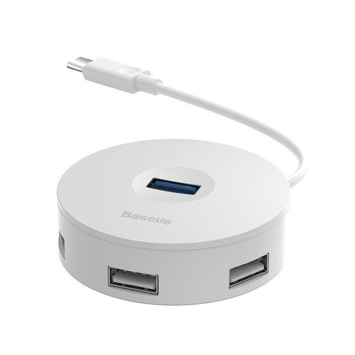 Hub Adattatore USB-C 4 in 1 con 4 USB e 1 USB-C Bianco 15 cm Smart Home