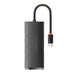 Hub Adattatore USB-C 4 in 1 con 4 USB e 1 USB-C Nero Smart Home