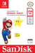 Memoria Micro SD SDXC Sandisk per Nintendo Switch 256GB Super Mario Gaming