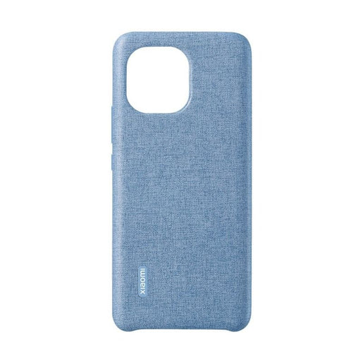 Mi 11 Cloth Denim Blue Vegan Leather Case Xiaomi Series