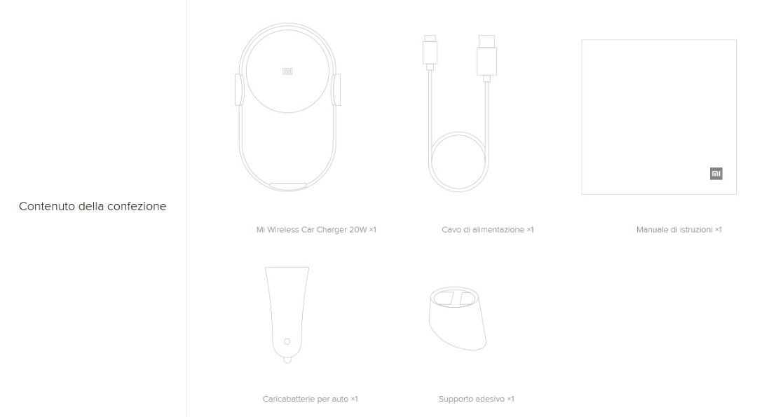 Mi 20W Wireless Car Charger Smart Devices