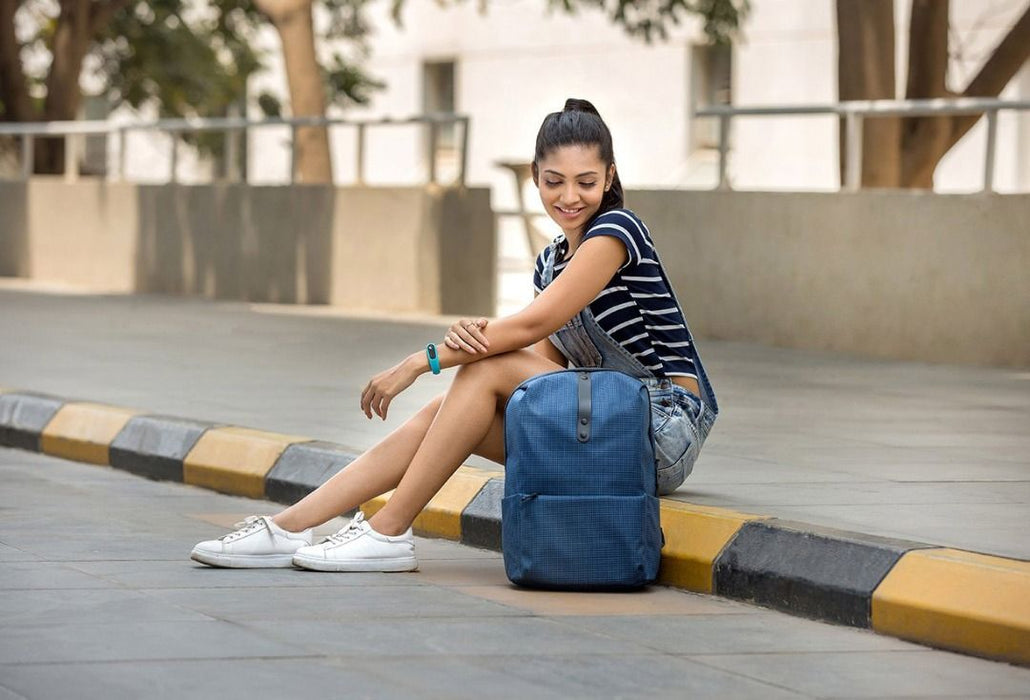Mi Casual Backpack Blue Lifestyle