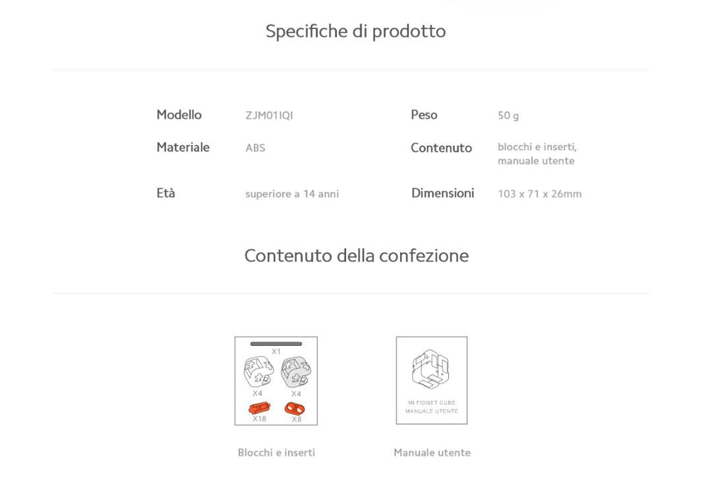 Mi Fidget Cube Smart Devices