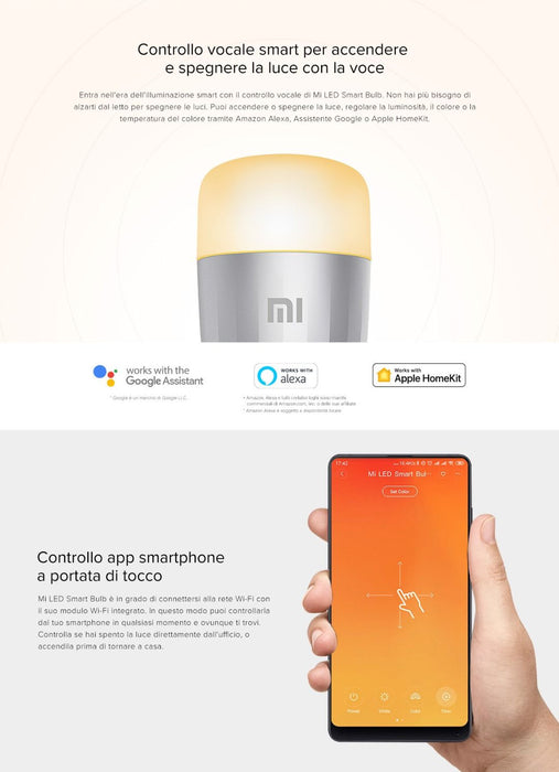 Mi Led Smart Bulb White & Color Smart Home
