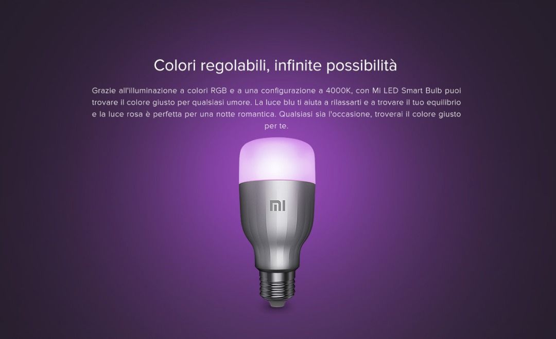 Mi Led Smart Bulb White & Color Smart Home
