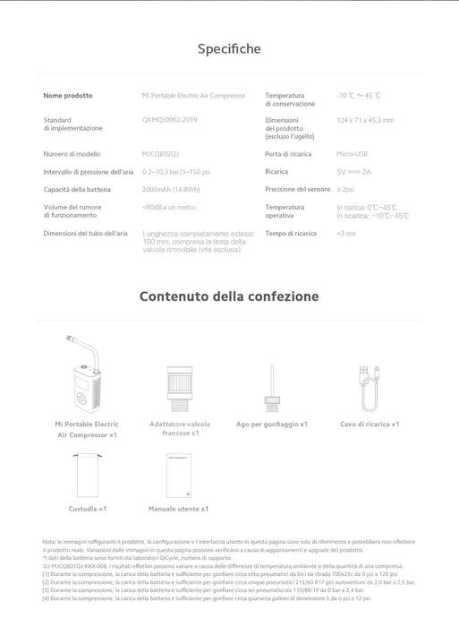Mi Portable Air Compressor Smart Devices