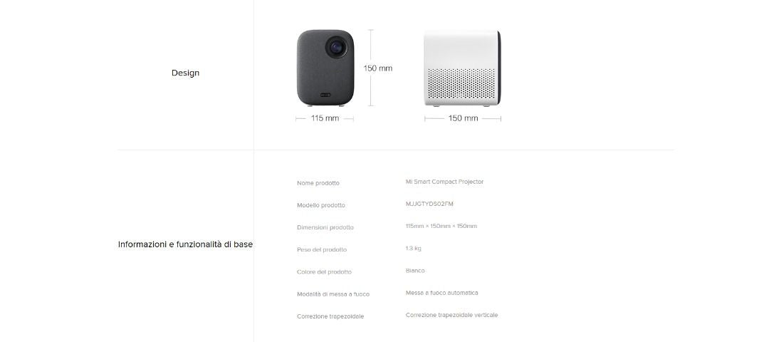 Mi Smart Compact Projector Smart Home