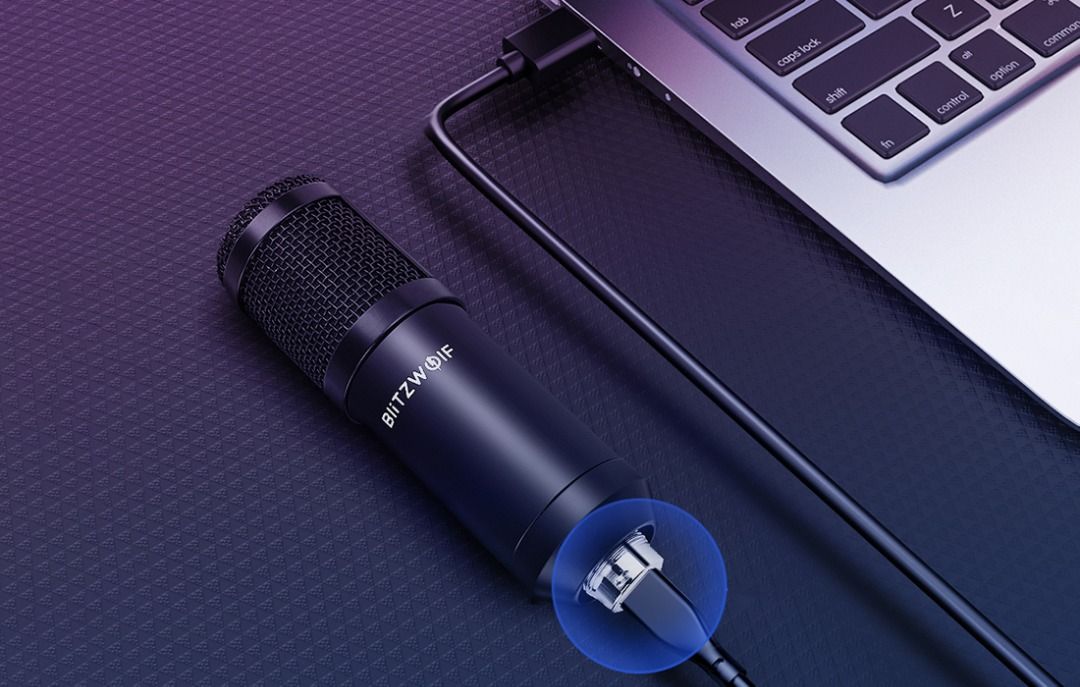 Microfono per Registrazione a Condensatore BlitzWolf BW-CM Accessori PC