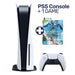 PS5 Console 825GB Digital Edition Bianco + Horizon Forbidden West Gaming