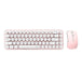 Set tastiera + mouse wireless MOFII Bean 2.4G bianco-rosa Accessori PC