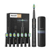 Spazzolino FairyWill Sonic FW-E11 con Testine di Ricambio e Custodia Nero Smart Home