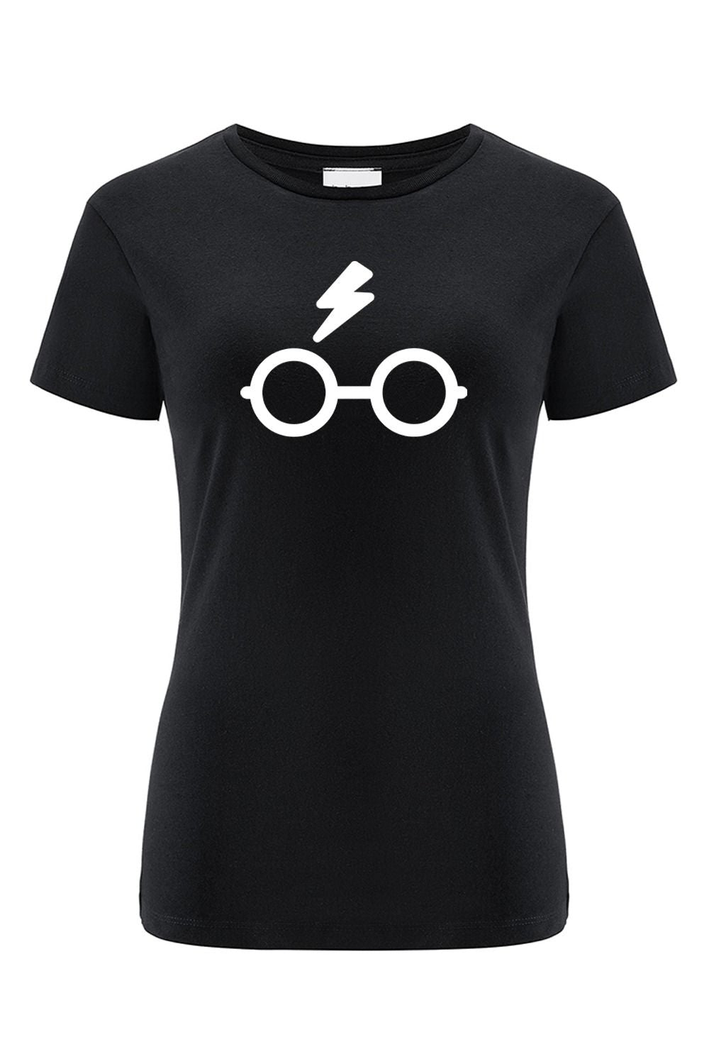 T-shirt stemma Hogwarts Harry Potter Nero LICENZE D. SICEM da Donna