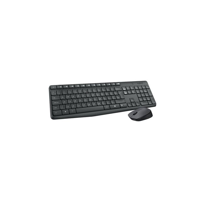 Tastiera Logitech MK235 + Mouse Wireless BK 920-007913 Accessori PC
