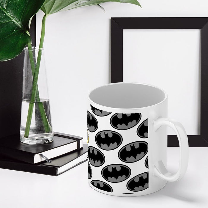 Tazza Latte Batman 001 Bianca V2 Lifestyle