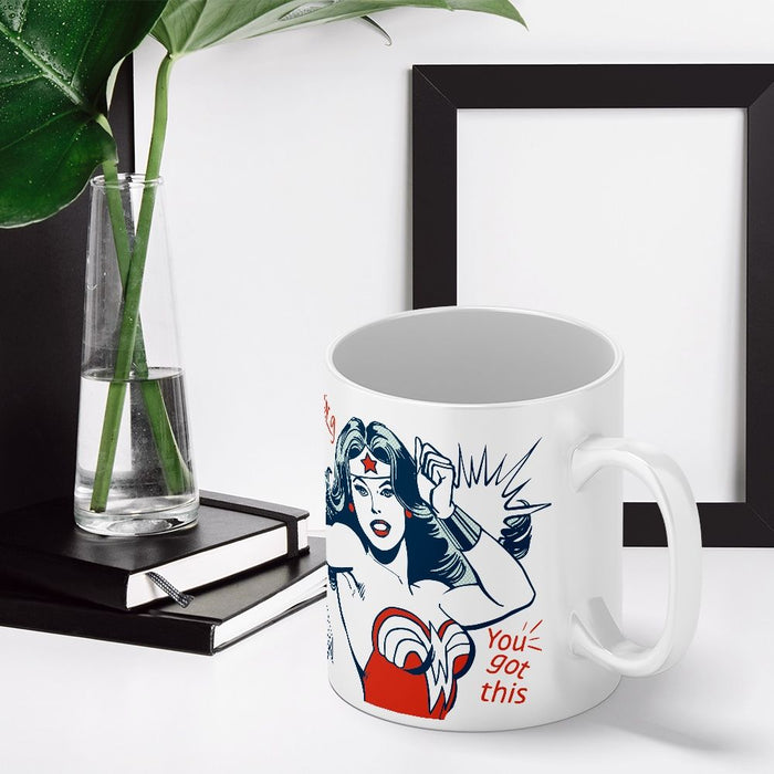 Tazza Latte Wonder Woman 003 Bianca Lifestyle