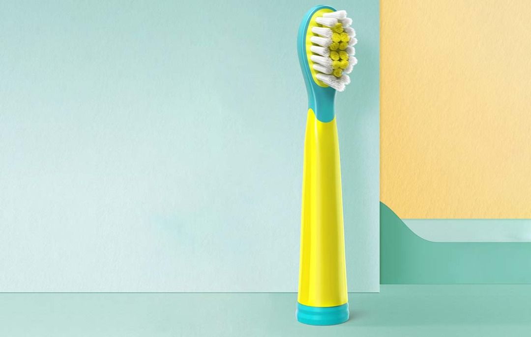Testine Spazzolino FairyWill Sonic FW-2001 Blu/Giallo 4pz Smart Home