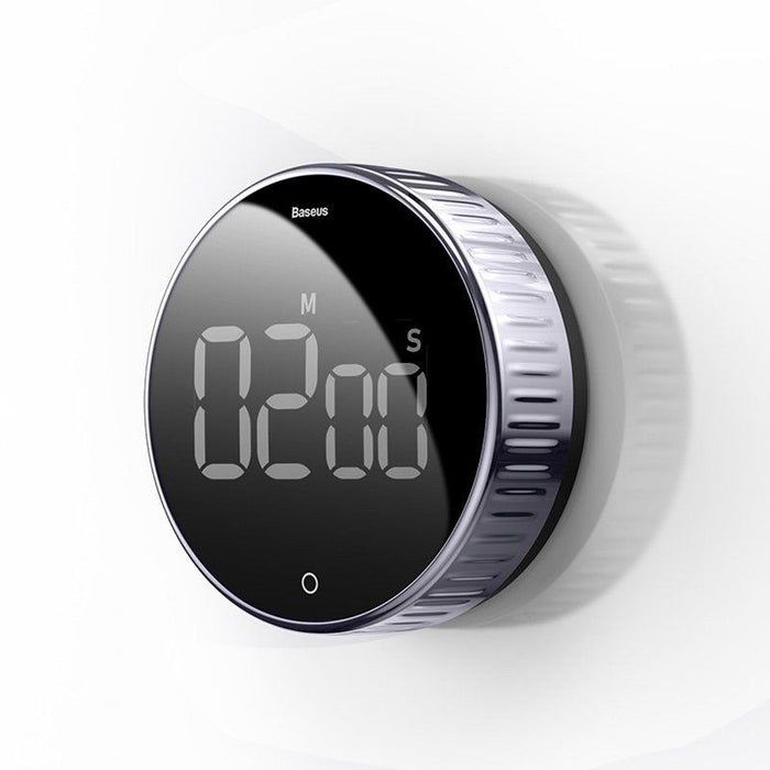 Timer Conto alla Rovescia Digitale a Rotazione Baseus Heyo Nero Smart Devices