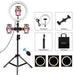 Treppiede da 1,1m con LED Selfie da 26 cm Accessori Smartphone & Tablet